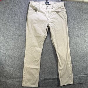 Polo Ralph Lauren Pants Mens 34x32 Beige Varick Slim Straight Stretch Chino